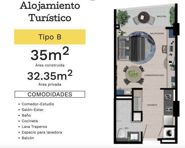 SABANETA LAVORÉ ESTUDIOS: apartamento en excelente ubicación, diseñado para rentas cortas y turismo - Image 13