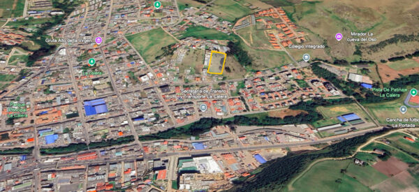 LA CALERA CUNDINAMARCA: lote urbano de 2.320 m² a pocas cuadras del parque principal.